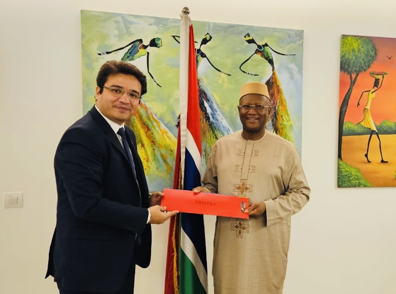 Meeting with international delegation — Gambia